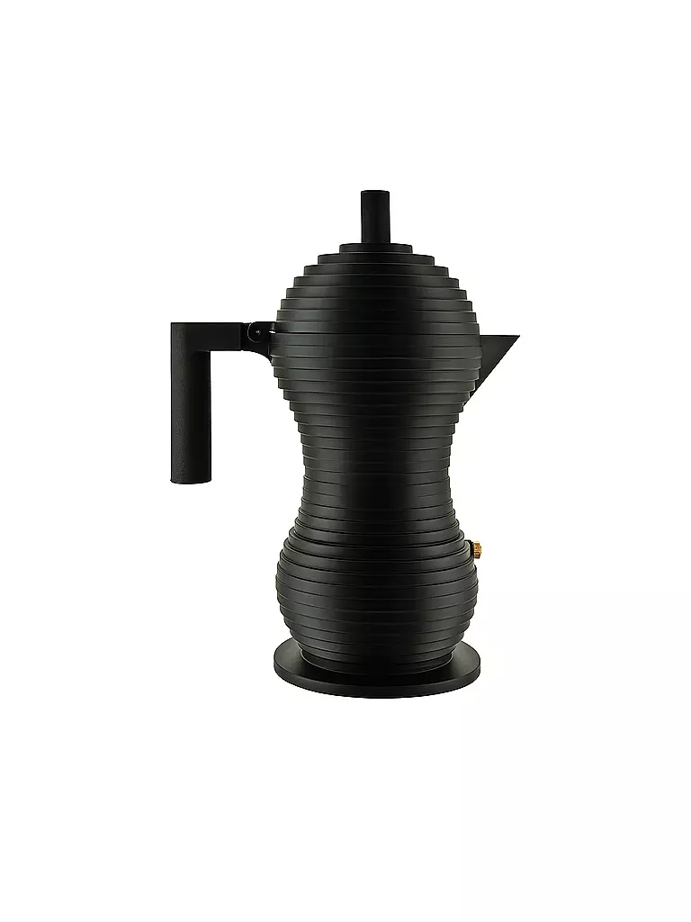 ALESSI | Espressomaschine Pulcina Black Alu/Noir 6 Tasses | Noir
