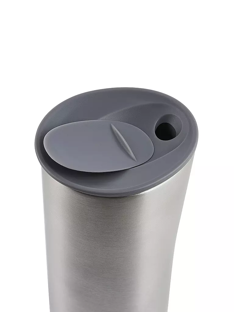 ALESSI | Gobelet isotherme - Thermos BURI en acier inoxydable | Argent