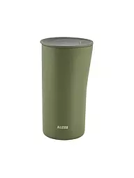 ALESSI | Gobelet isotherme - Bouteille isotherme BURI Crème | Vert foncé