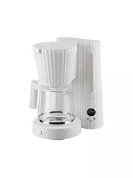 ALESSI | Machine à café filtre Plissé 1,5 l Gris | Blanc
