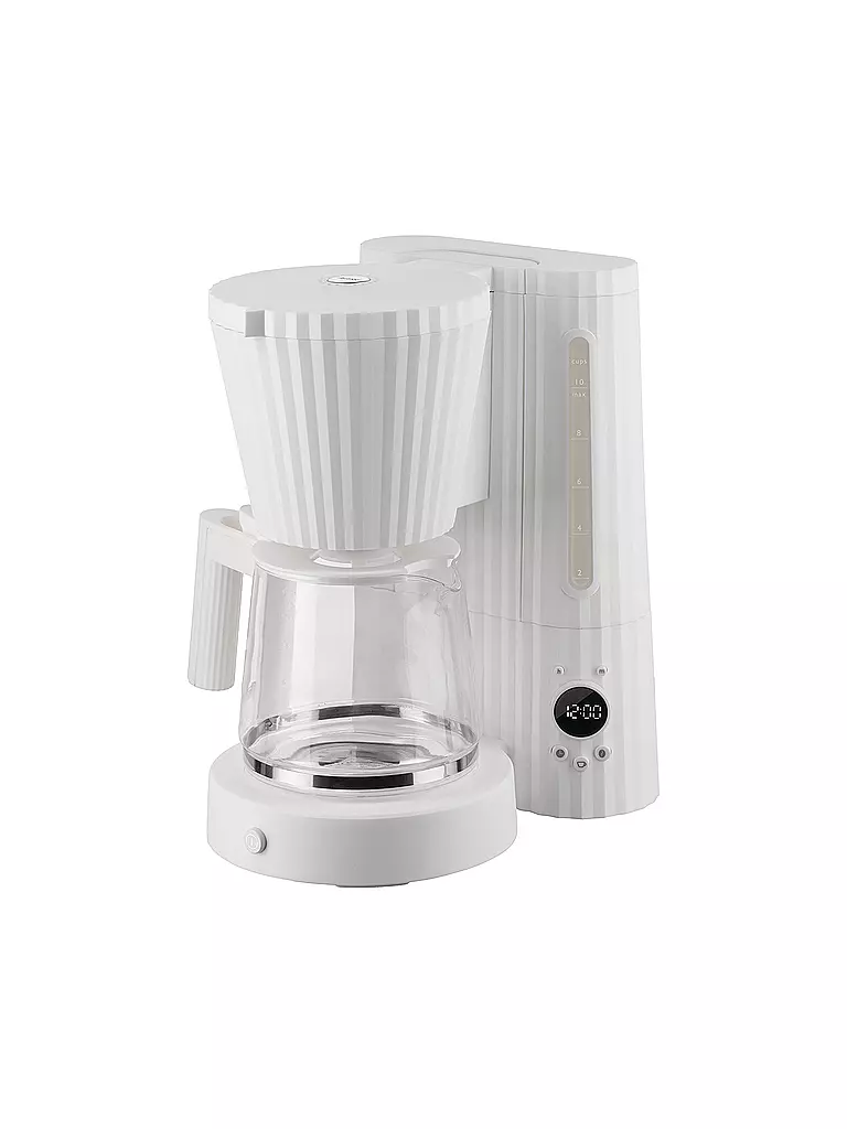 ALESSI | Machine à café filtre Plissé 1,5l Blanc | weiss