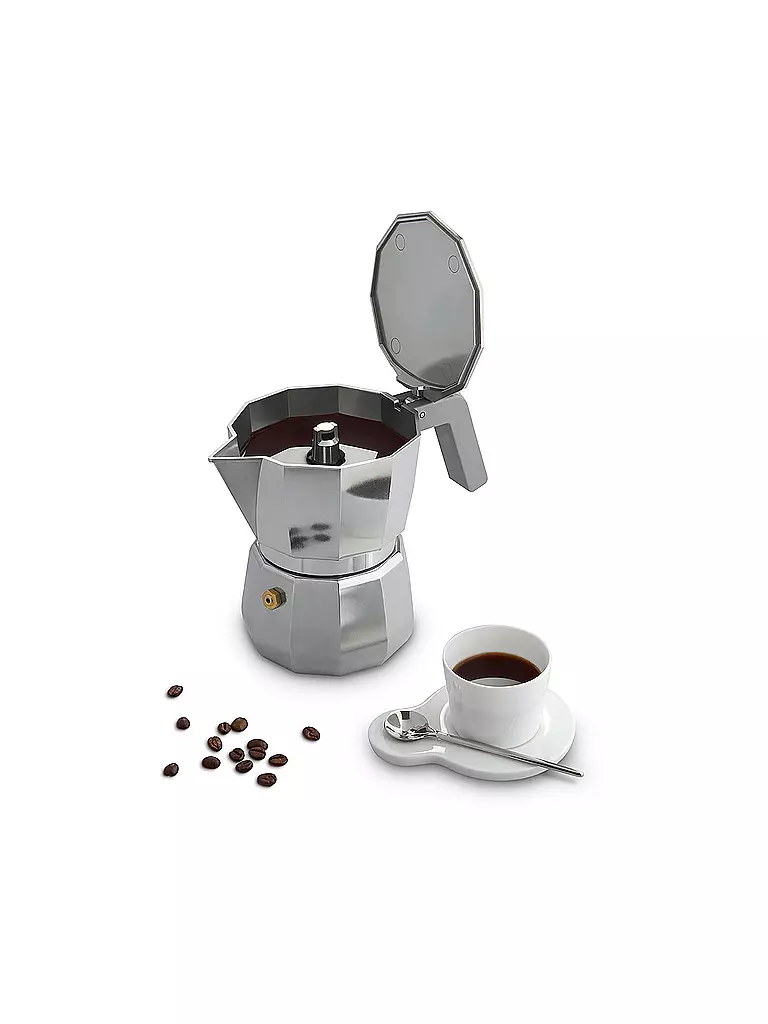 ALESSI | Machine à expresso Moka 1 tasse | Gris