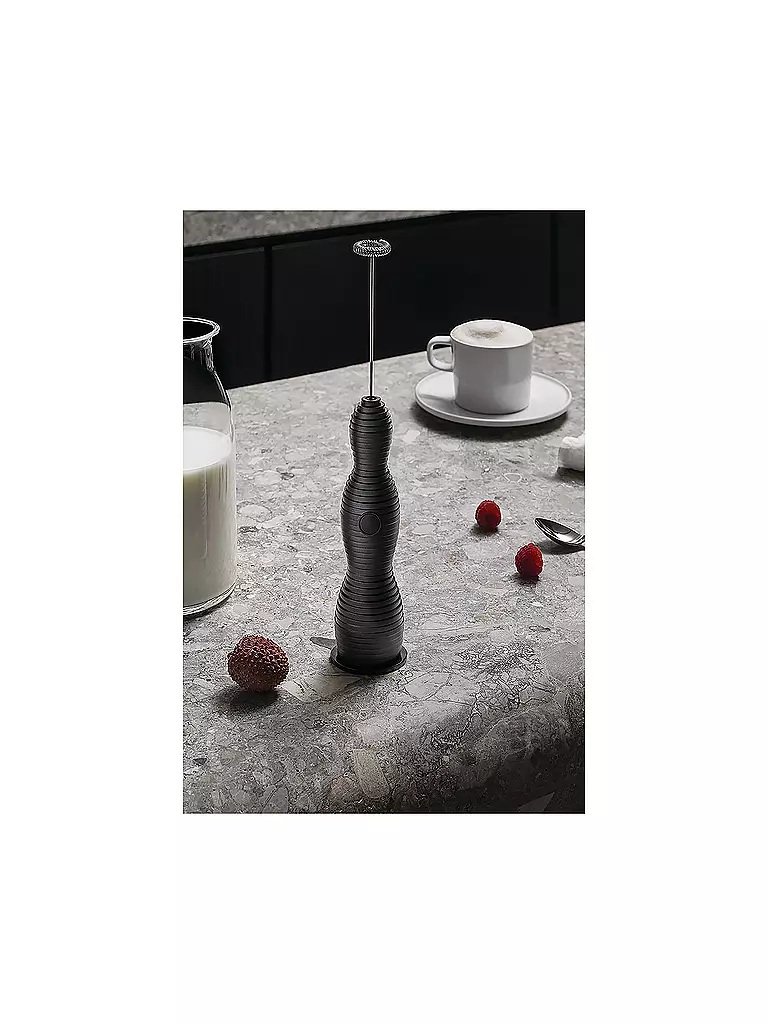 ALESSI | Mousseur à lait Pulcina Noir | schwarz