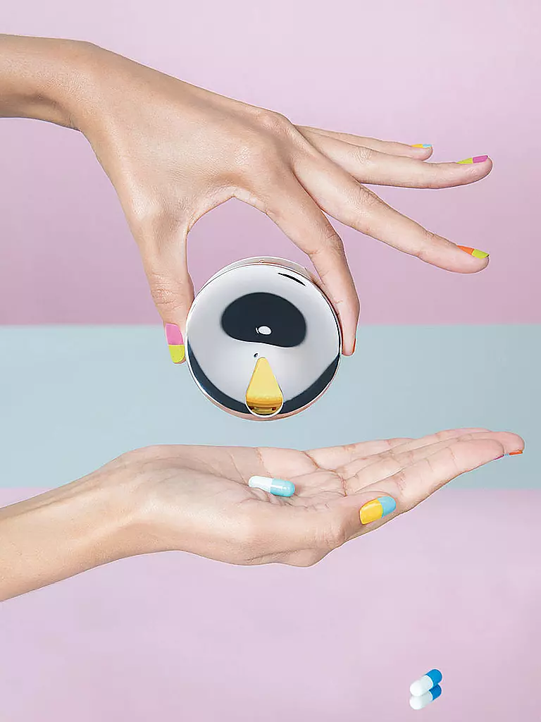 ALESSI | Pilulier YoYo en acier inoxydable |