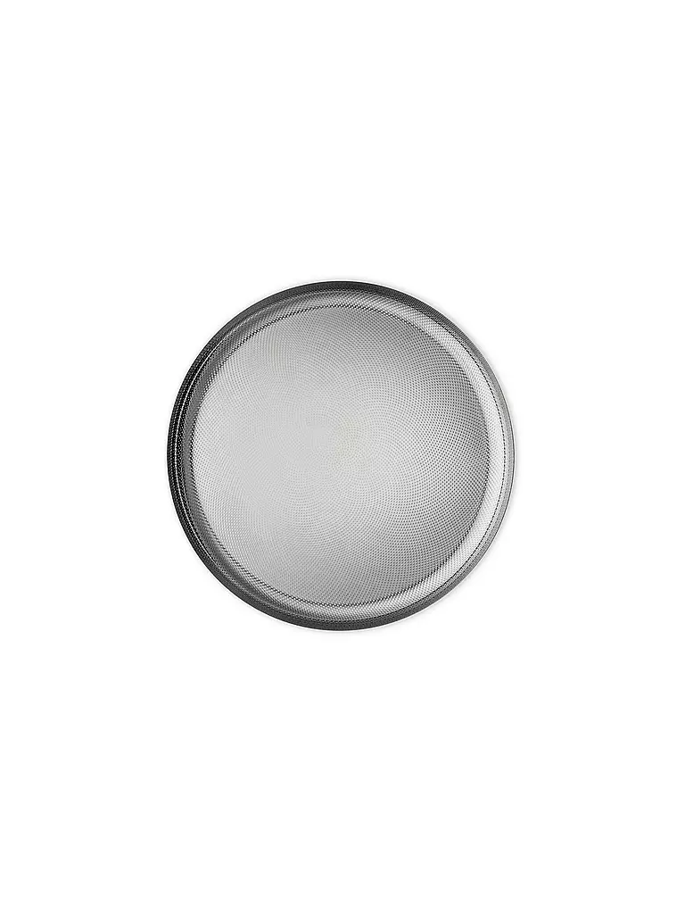 ALESSI | Plateau avec structure en relief 35cm acier inoxydable | Argent