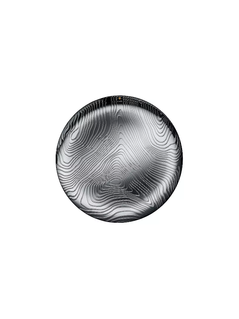 ALESSI | Plateau Veneer 42cm en acier inoxydable | Argent