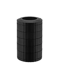 ALESSI | Porte-capsules à café PLISSE Noir | Noir