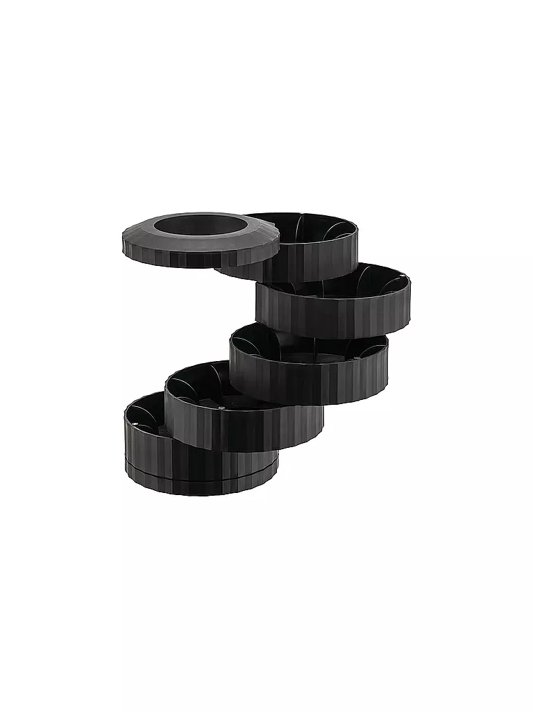 ALESSI | Porte-capsules à café PLISSE Noir | 
