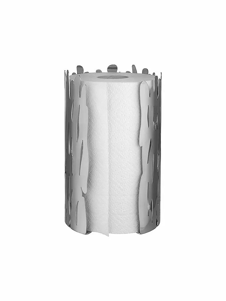 ALESSI | Porte-rouleau Barkroll 24cm en acier inoxydable | Argent