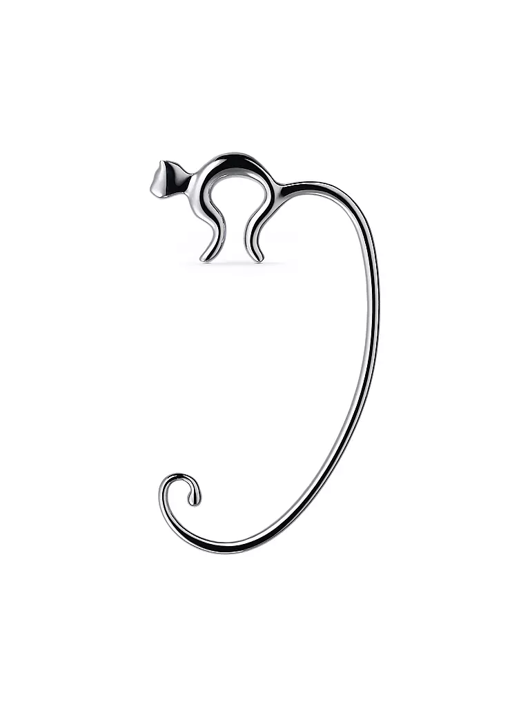 ALESSI | Porte-sac MINOU en acier inoxydable noir | Argent