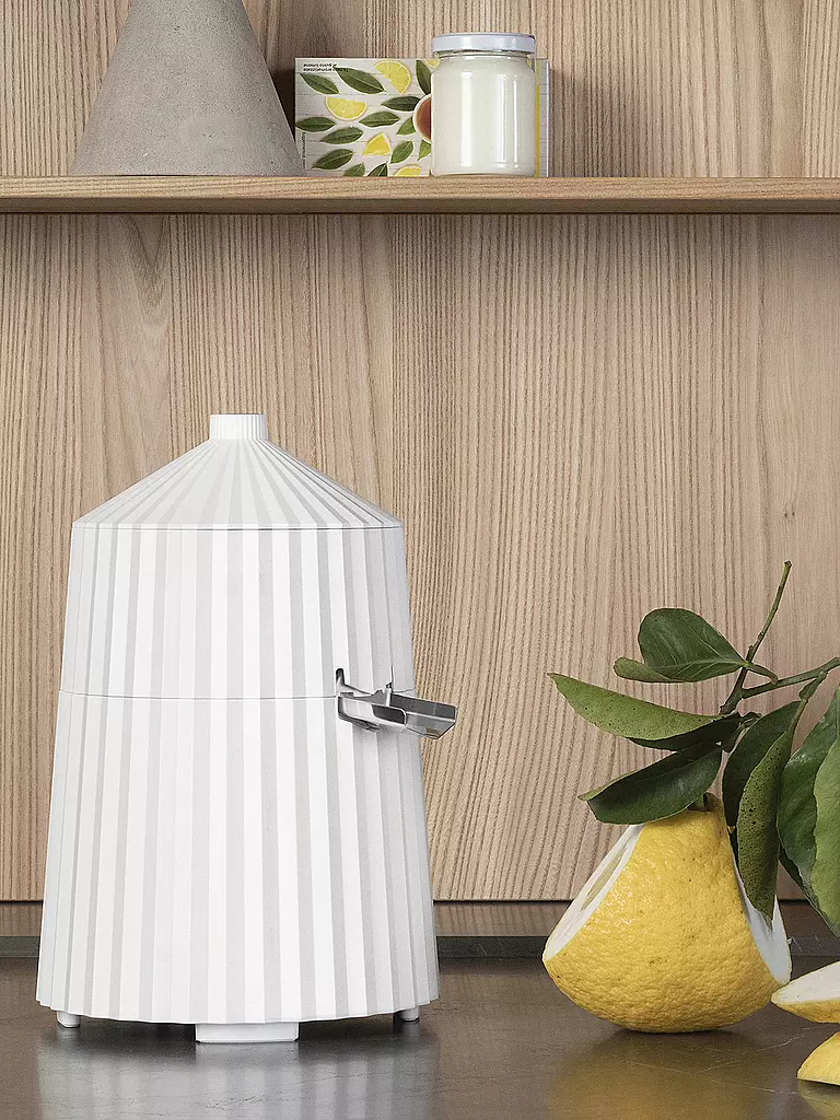 ALESSI | Presse-agrumes Plissé Blanc MDL07/W | weiss