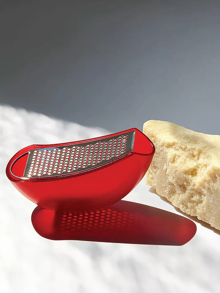 ALESSI | Râpe à fromage Parmenide Rouge 15,3cm | Rouge
