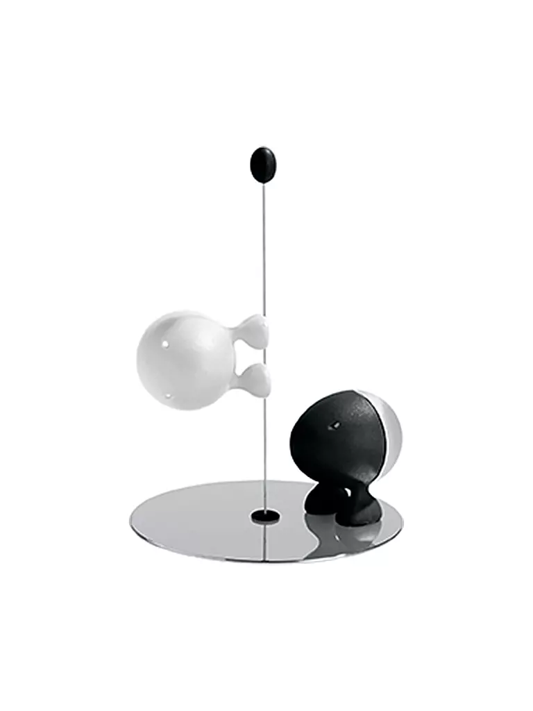 ALESSI | Salière et poivrière Lilliput 14,5 cm | Noir