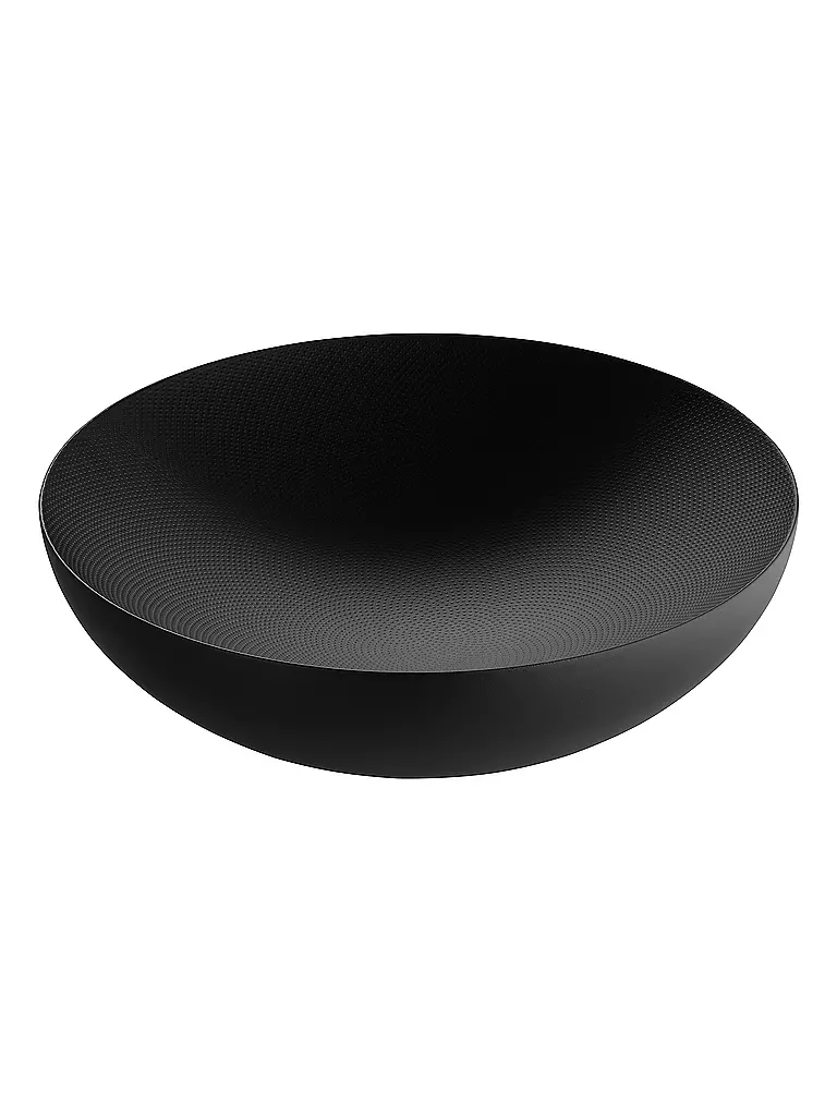 ALESSI | Schale Double Stahl 32cm Schwarz | Noir