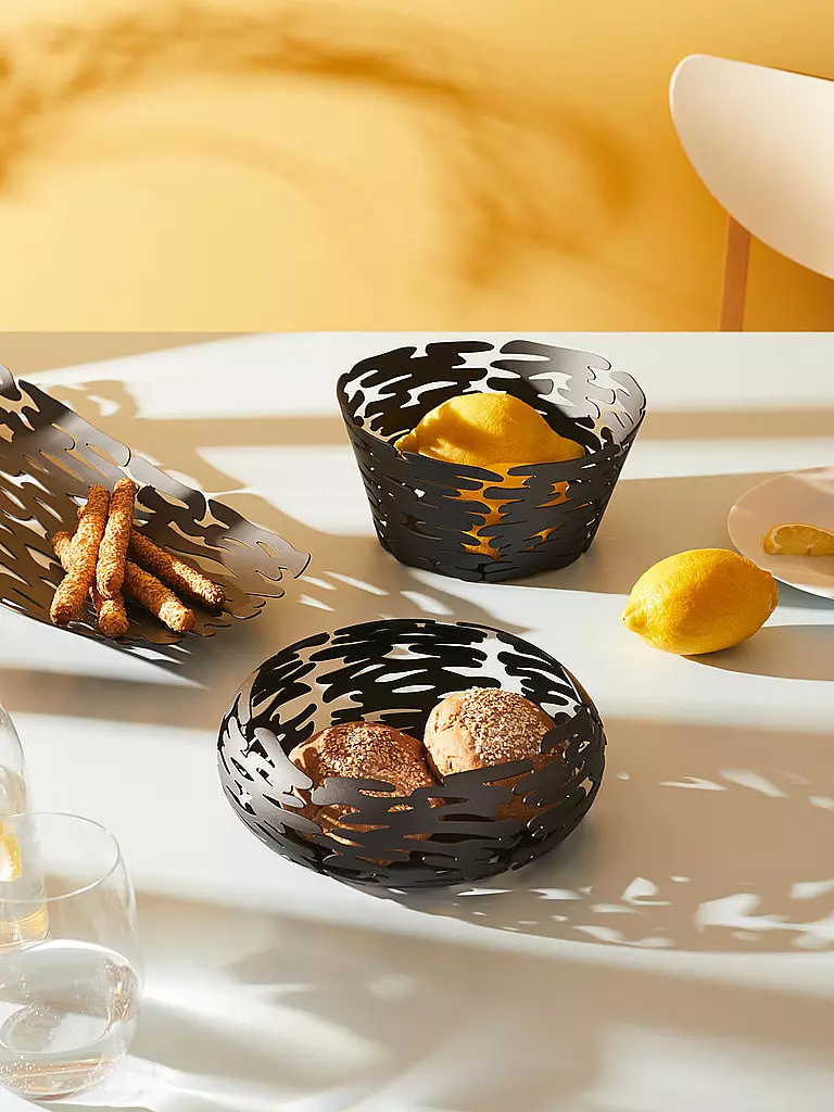 ALESSI | Schale rund Barket 21cm | Noir
