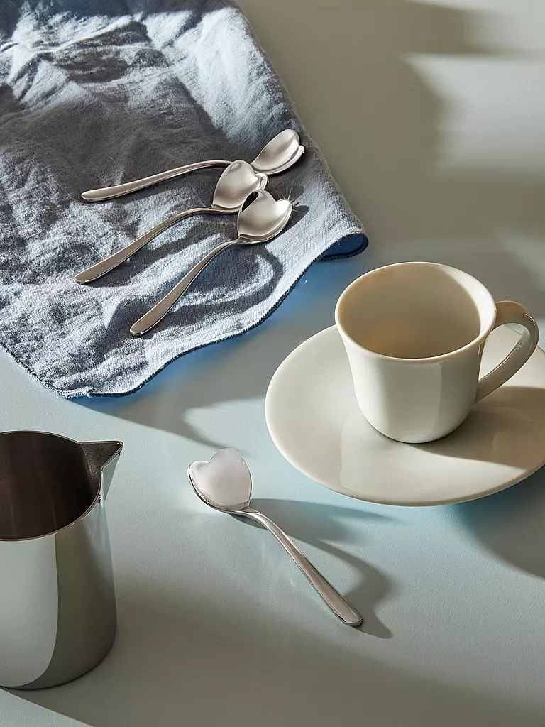 ALESSI | Set de 4 cuillères à café | Argent