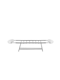 ALESSI | Support à pain PLISSE 26cm Noir | Blanc