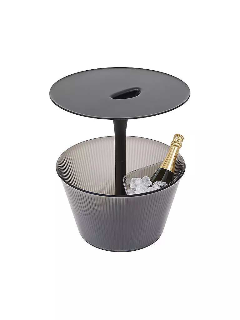 ALESSI | Table d'appoint PICK-UP 43cm Noir | schwarz