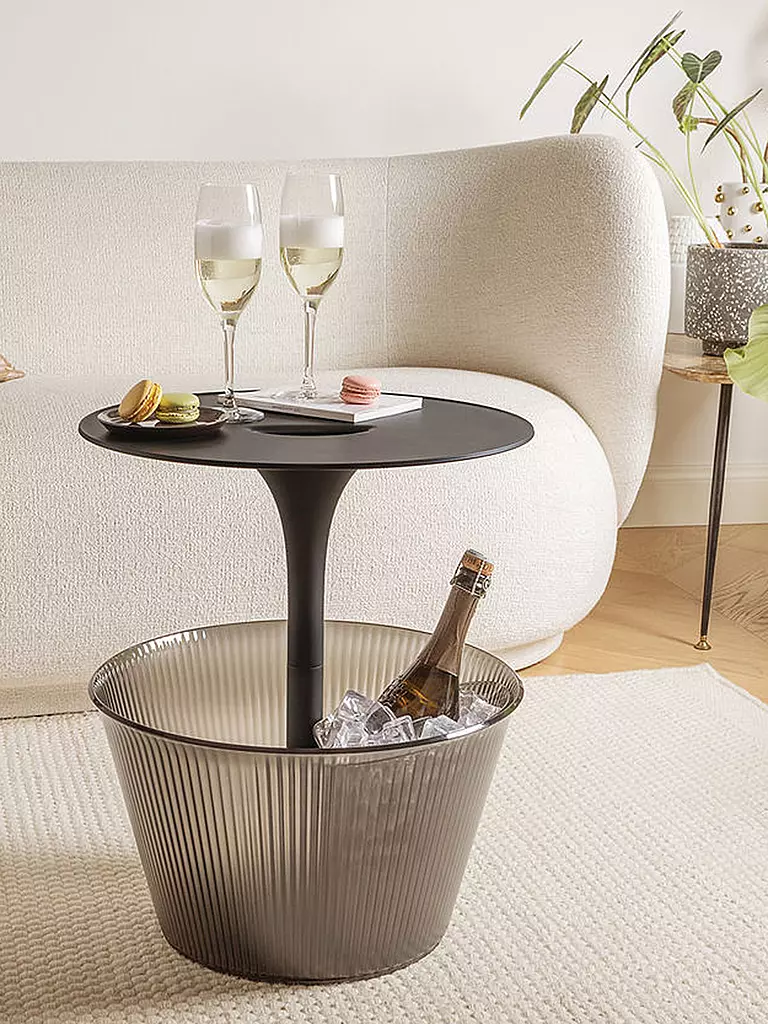ALESSI | Table d'appoint PICK-UP 43cm Noir | 