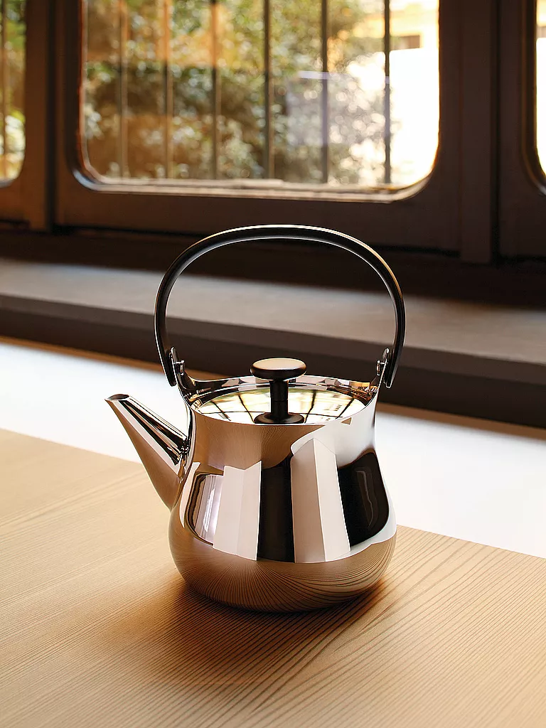 ALESSI | Théière / Bouilloire 0,9 l en acier inoxydable | Argent