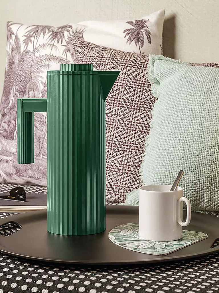 ALESSI | Thermoskanne - Isolierkanne Plisse 1 l Vert | grün