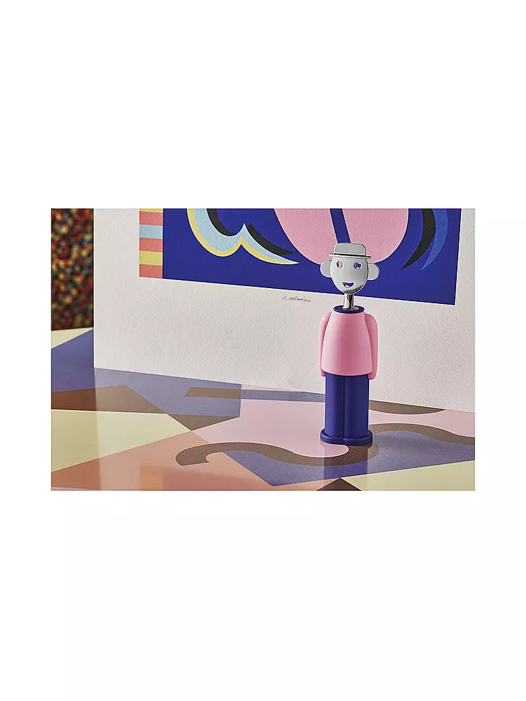 ALESSI | Tire-bouchon Alessandro M. Rose/Bleu | Multicolore