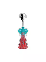ALESSI | Tire-bouchon ANNA-G LIQUID Bleu/Rouge | Bleu clair