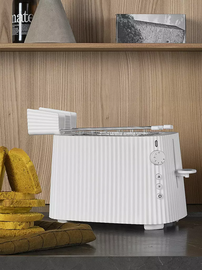 ALESSI | Toaster Plissé Blanc MDL08/W | Blanc