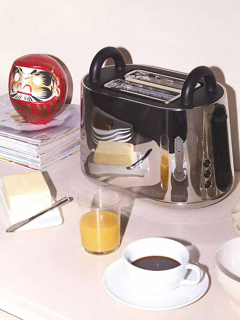 ALESSI | Toaster TORU 2 tranches NE03/B Acier inoxydable 18/10 | silber