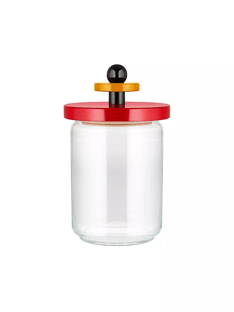 ALESSI | Vorratsglas Lindenholz 1L | Multicolore