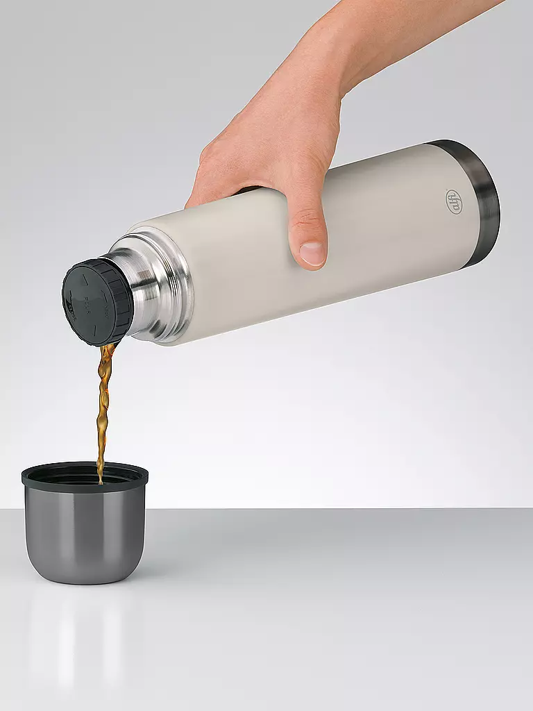ALFI | Bouteille isotherme - Bouteille thermos 0,75l ISOTHERM ECO Lin Beige | creme