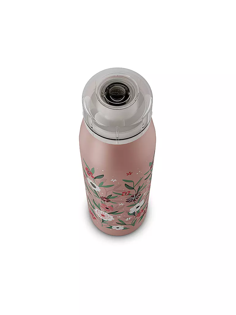 ALFI | Bouteille isotherme - Gourde isotherme enfant 0,5 l Fleurs | Rose