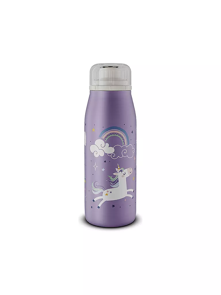 ALFI | Bouteille isotherme - Gourde isotherme pour enfants 0,35 l Unique Unicorns | Lilas