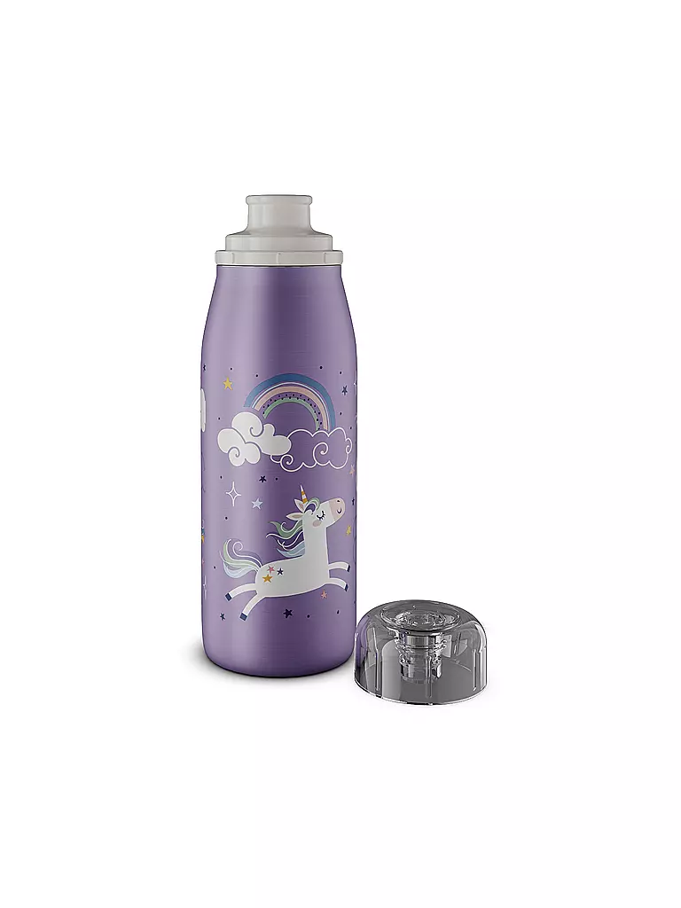 ALFI | Bouteille isotherme - Gourde isotherme pour enfants 0,35 l Unique Unicorns | Lilas