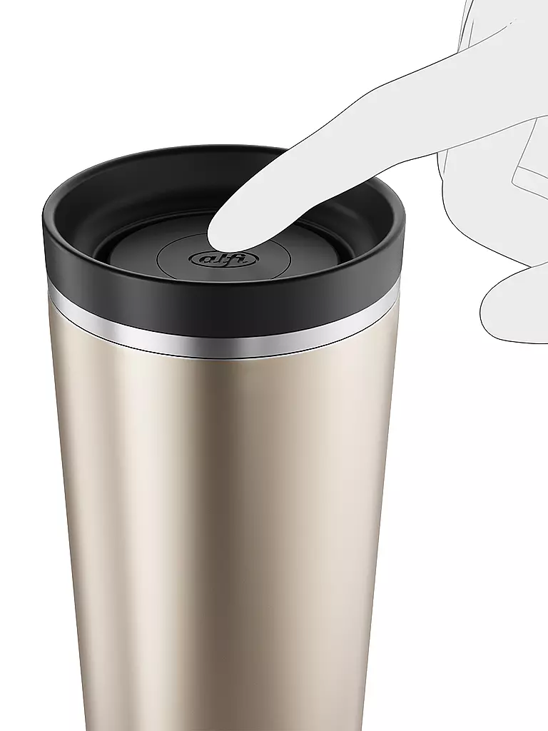ALFI | Gobelet à café à emporter 0,38 l MUG PRO Champagne | Beige