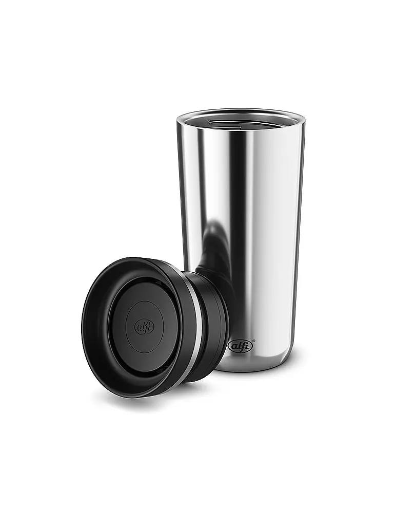 ALFI | Gobelet à café à emporter 0,38 l MUG PRO en acier inoxydable | 