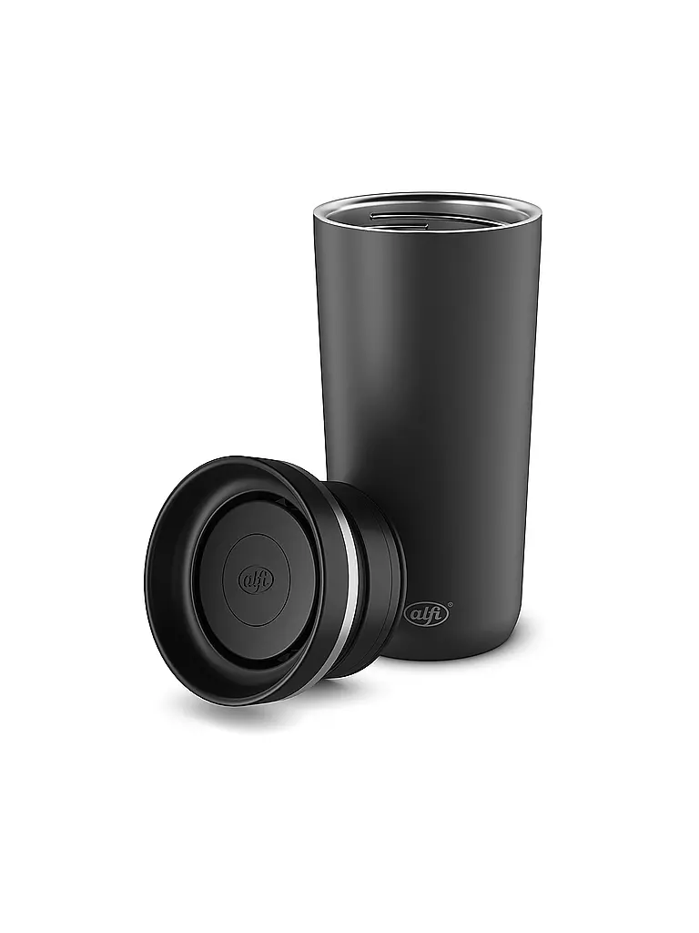 ALFI | Gobelet à café à emporter 0,38 l MUG PRO Noir mat | 