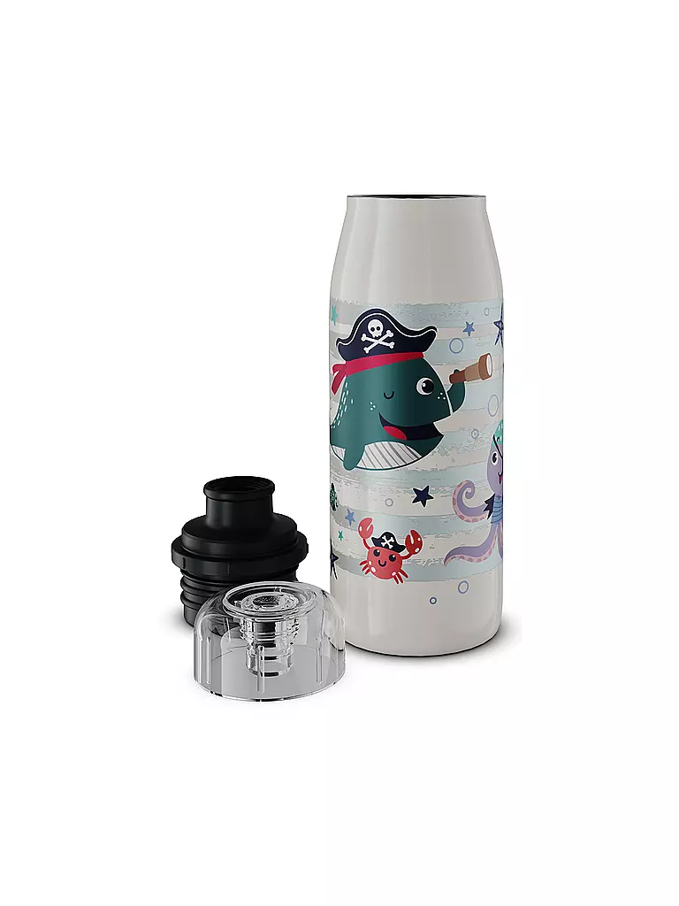ALFI | Isolierflasche - Thermosflasche Kids 0,35l Brave Pirates | Blanc