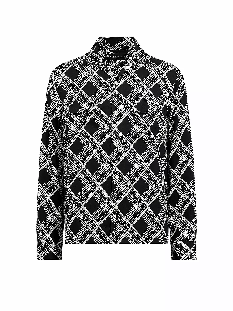 ALLSAINTS | Hemd GRID | Noir