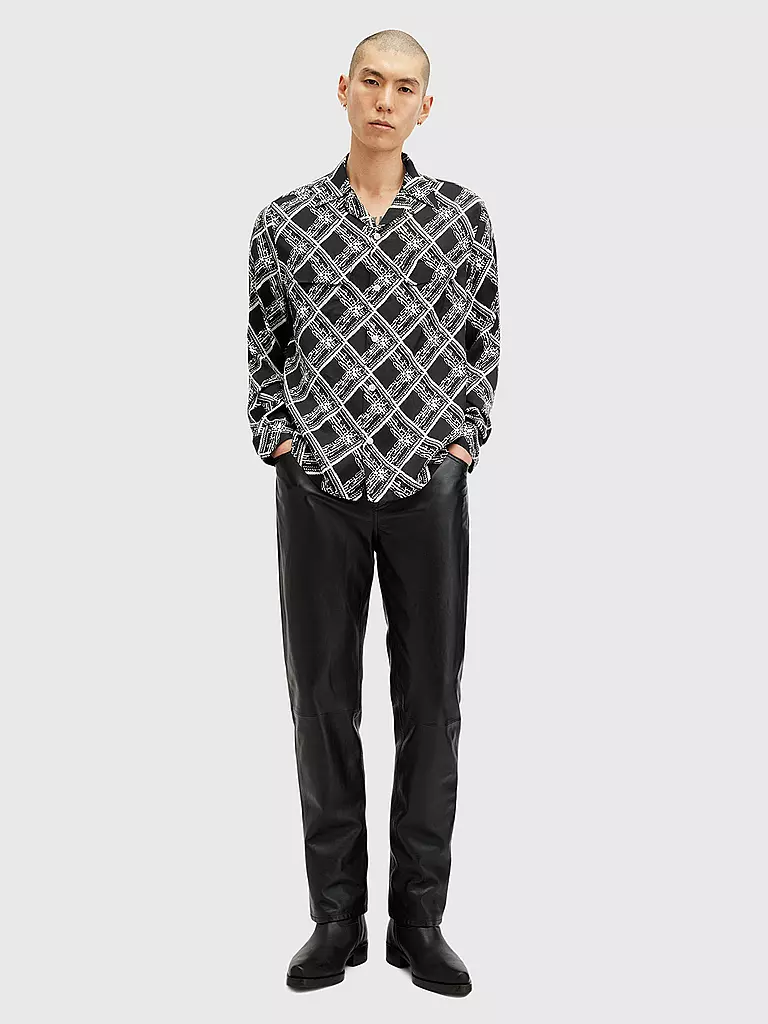 ALLSAINTS | Hemd GRID | Noir