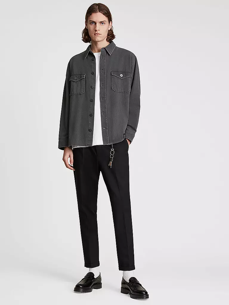 ALLSAINTS | Pantalon Slim Fit 7/8 Tallis | schwarz