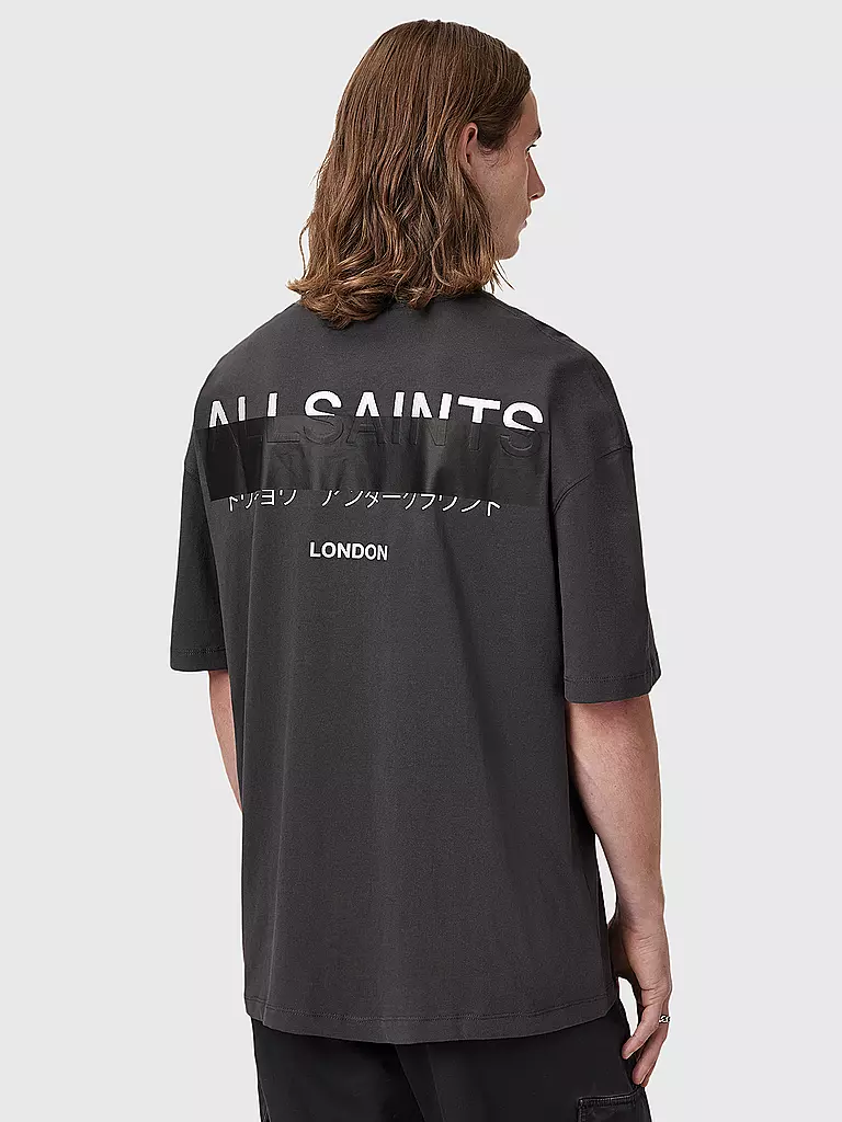 ALLSAINTS | T-shirt coupe oversize REDACT | Noir