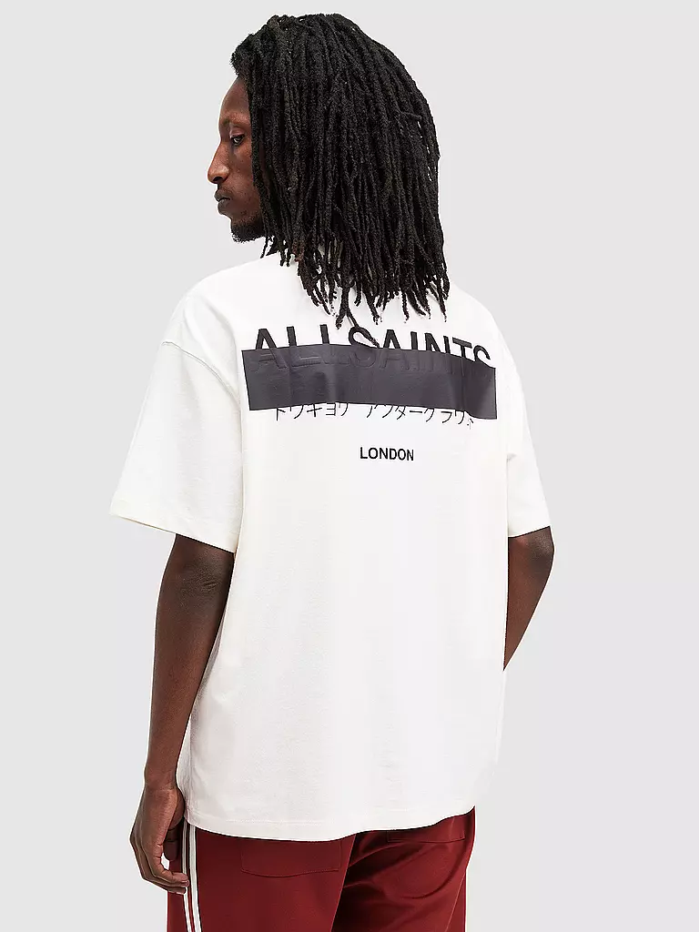 ALLSAINTS | T-Shirt Oversized Fit REDACT | Blanc