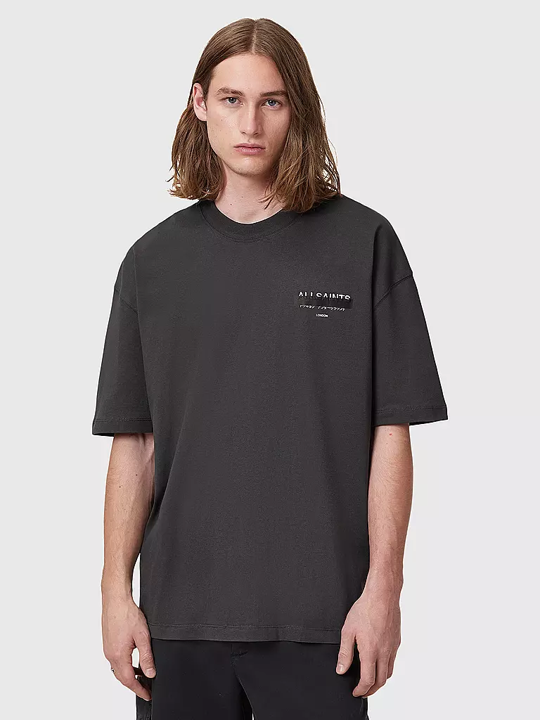ALLSAINTS | T-Shirt Oversized Fit REDACT | Noir