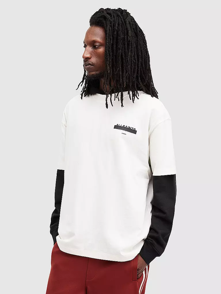 ALLSAINTS | T-Shirt Oversized Fit REDACT | Blanc