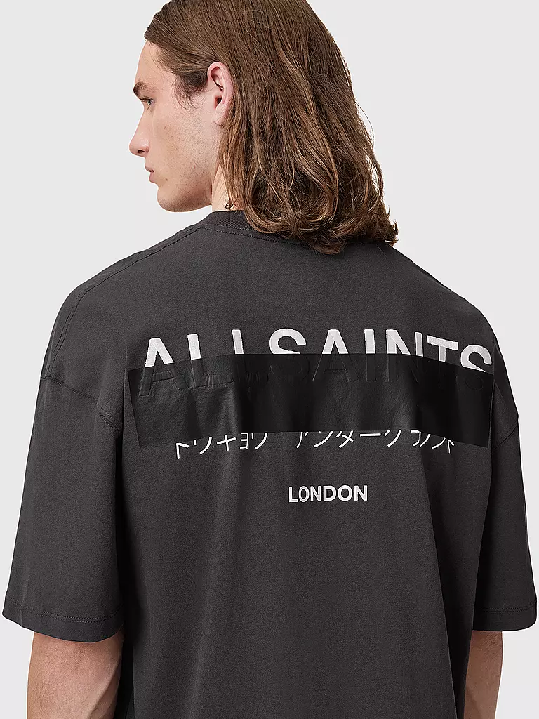ALLSAINTS | T-Shirt Oversized Fit REDACT | Noir