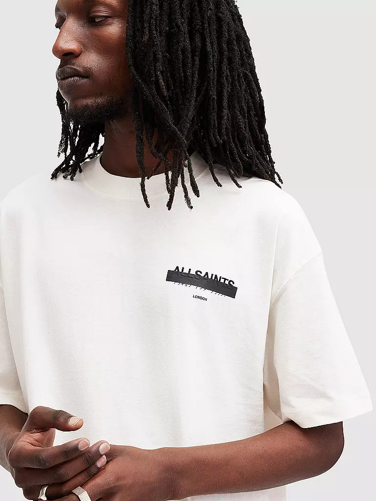 ALLSAINTS | T-Shirt Oversized Fit REDACT | Blanc