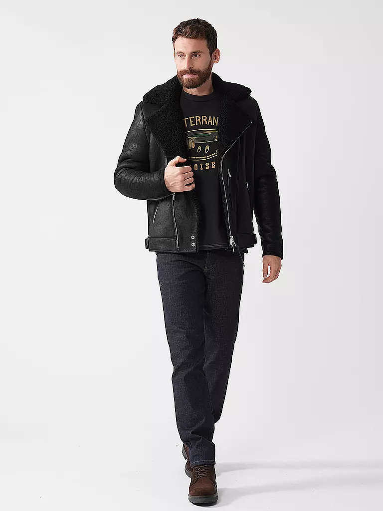 ALLSAINTS | Veste en cuir XENA | schwarz