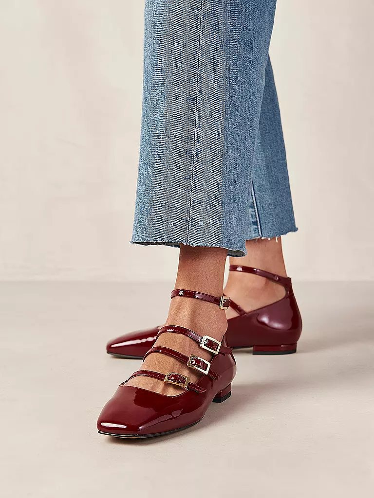 ALOHAS | Ballerines LUKE | dunkelrot