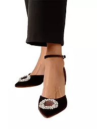 ALOHAS | Pumps CINDERELLA CRYSTAL | Marron